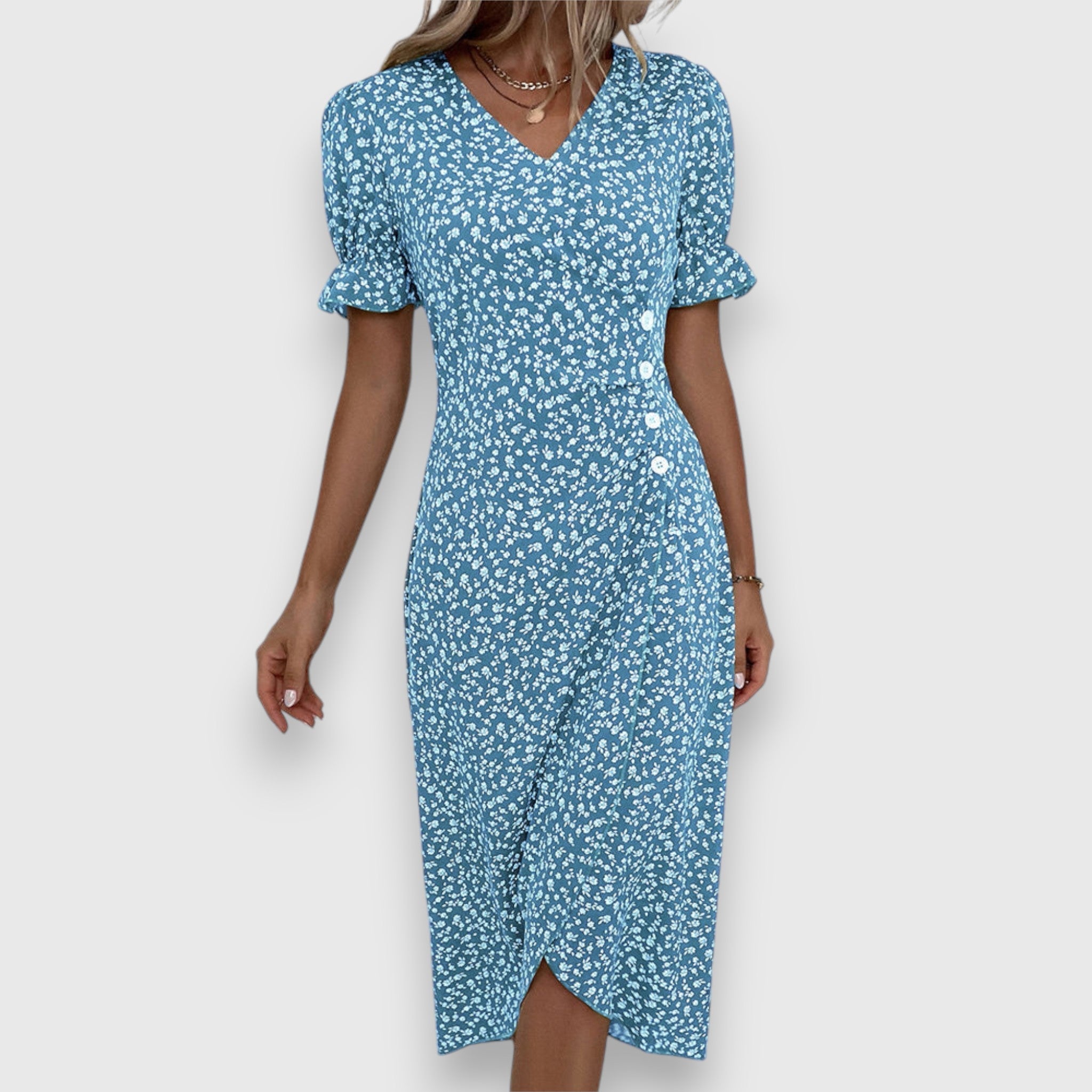 Tessina – Elegantti Kukallinen Mekko