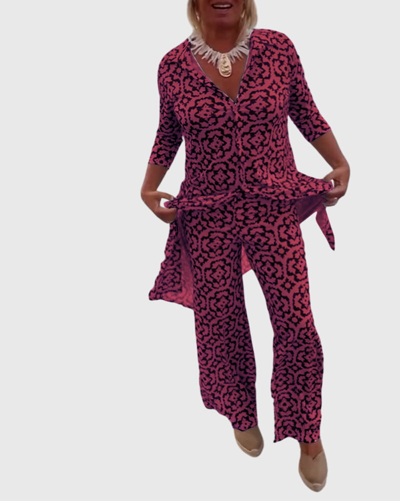 Gabriella™ | Elegantti Vintage Kaksiosainen Setti