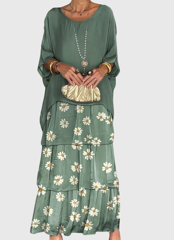 Susan™ | Pitkä ja Valoisa Elegantti Mekko