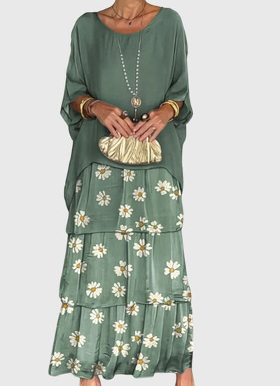 Susan™ | Pitkä ja Valoisa Elegantti Mekko