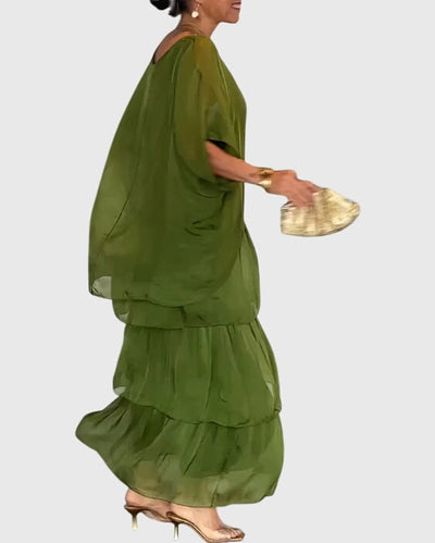 Susan™ | Pitkä ja Valoisa Elegantti Mekko