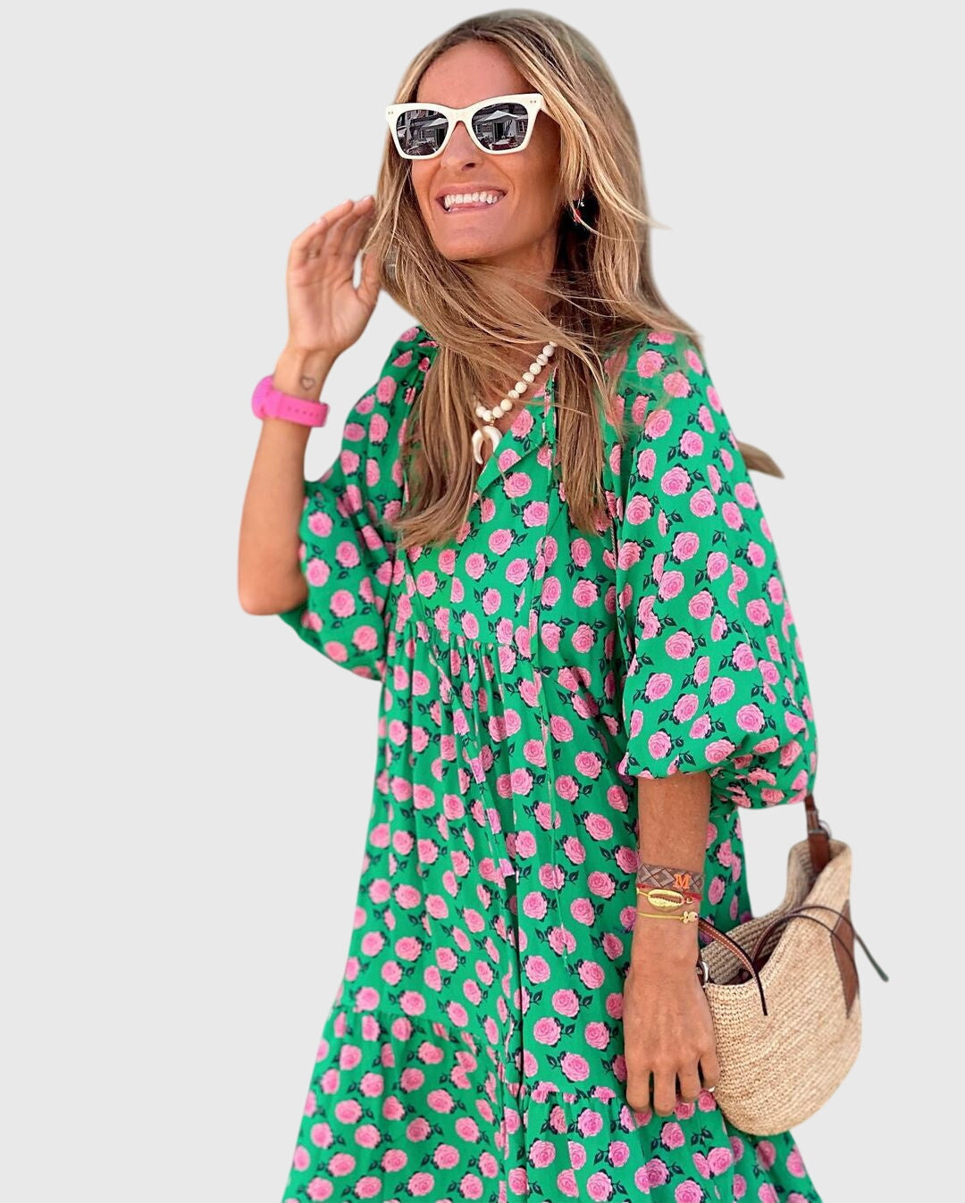 Sarah™ - Boho Maxi Mekko