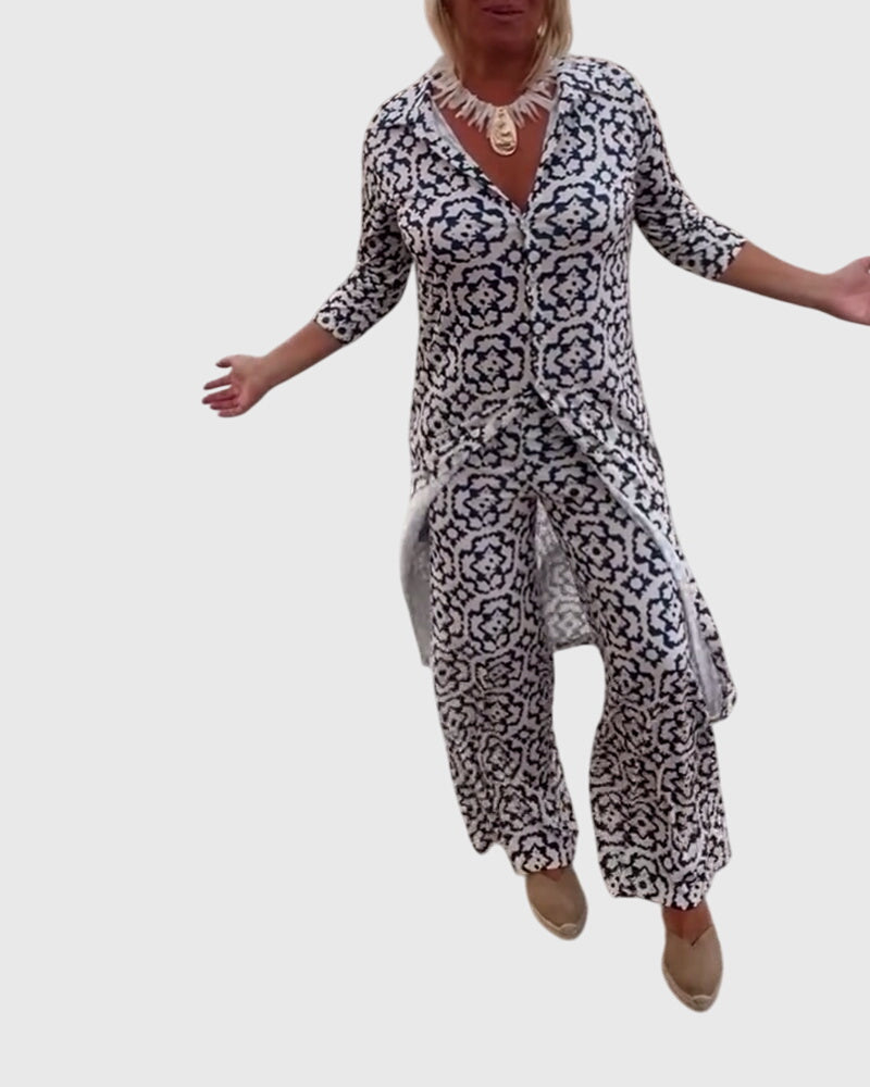 Gabriella™ | Elegantti Vintage Kaksiosainen Setti