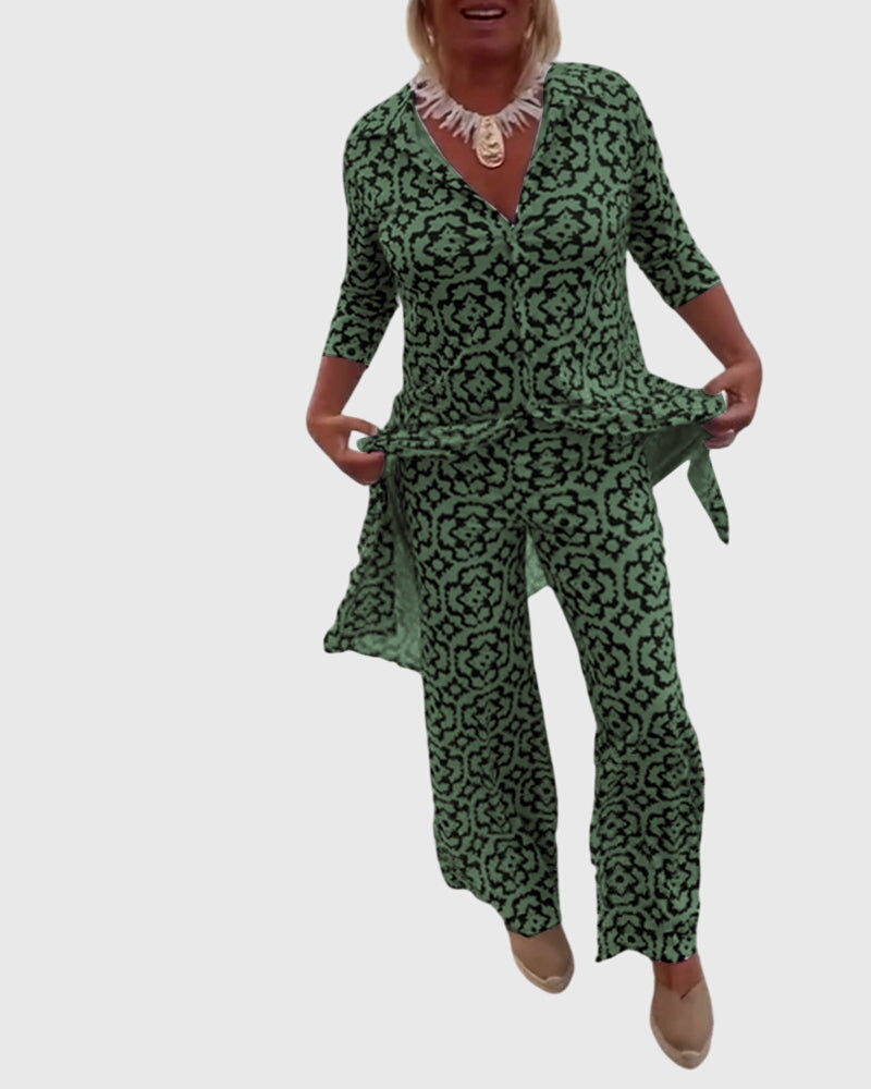 Gabriella™ | Elegantti Vintage Kaksiosainen Setti