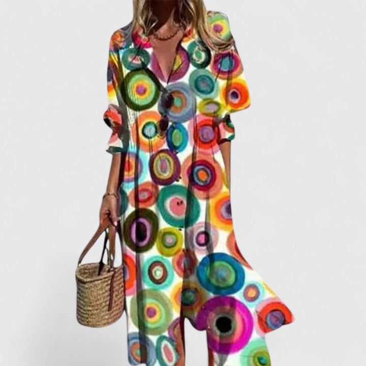 Paula | Elegantti Boho Mekko