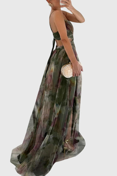 Giselle™ | Kukallinen Maxi Mekko