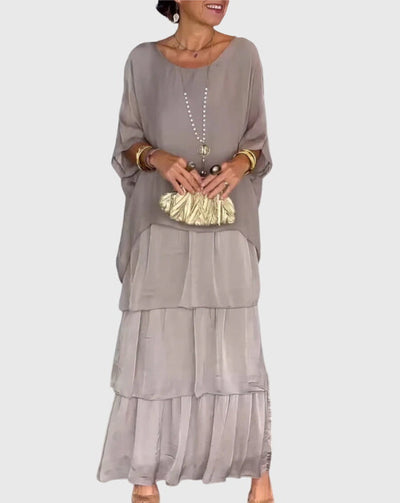 Susan™ | Pitkä ja Valoisa Elegantti Mekko