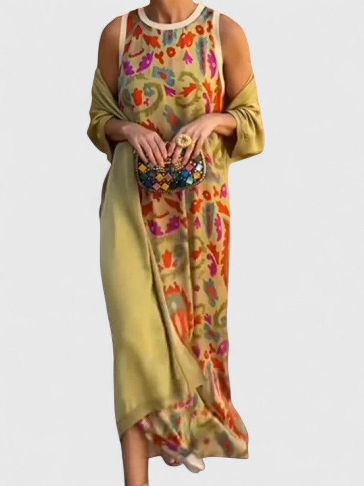 Anzhelia™ | Elegantti Virtaava Mekko