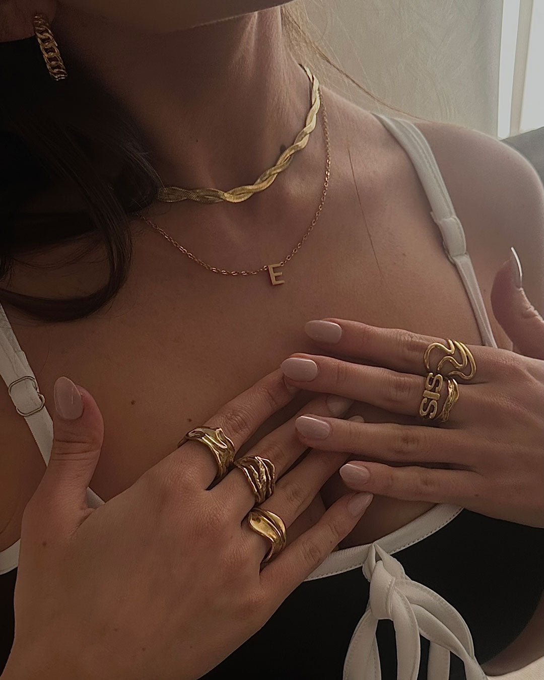 Jaylinette | Iso Sormus 18K Kulta