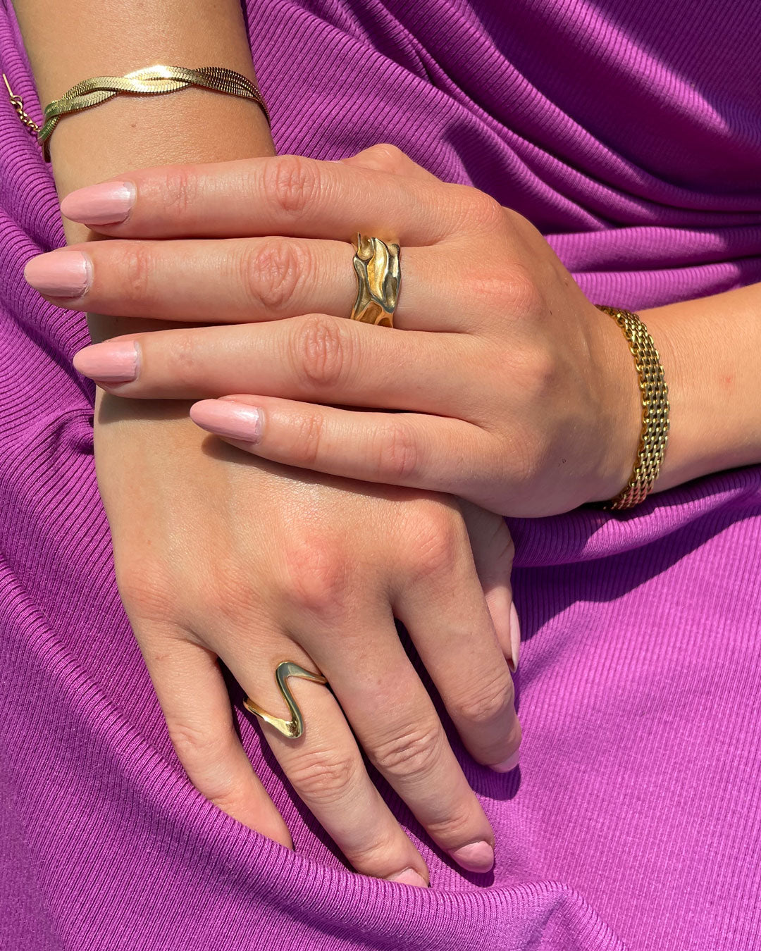 Jaylinette | Iso Sormus 18K Kulta