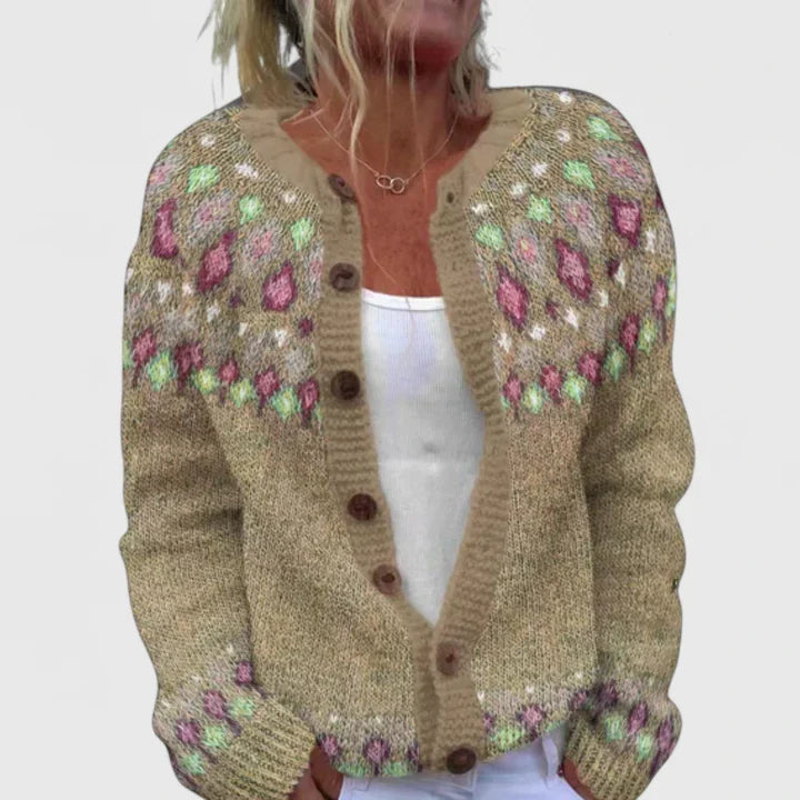 Thalynora | Tyylikäs Mukava Neuletakki