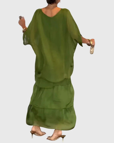 Susan™ | Pitkä ja Valoisa Elegantti Mekko