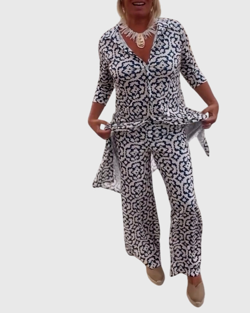 Gabriella™ | Elegantti Vintage Kaksiosainen Setti