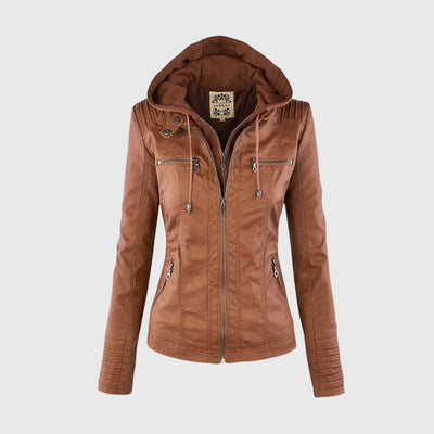 KAROLINE™ Tyylikäs ja ainutlaatuinen nahkatakki