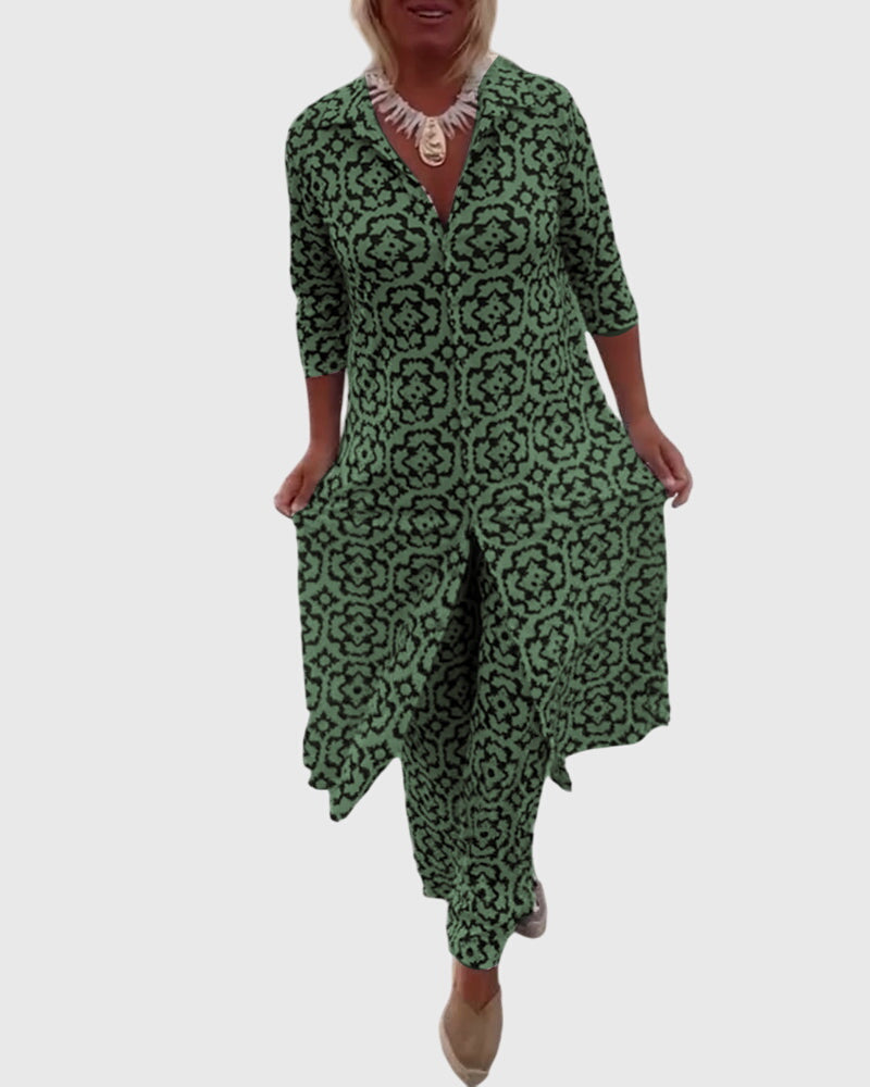 Gabriella™ | Elegantti Vintage Kaksiosainen Setti